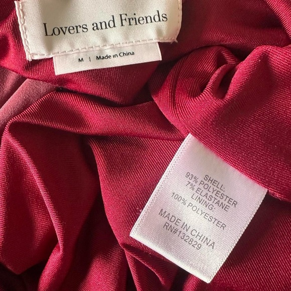 Lovers + Friends Revolve Mock Neck Bodysuit Long Sleeves - Picture 5 of 5